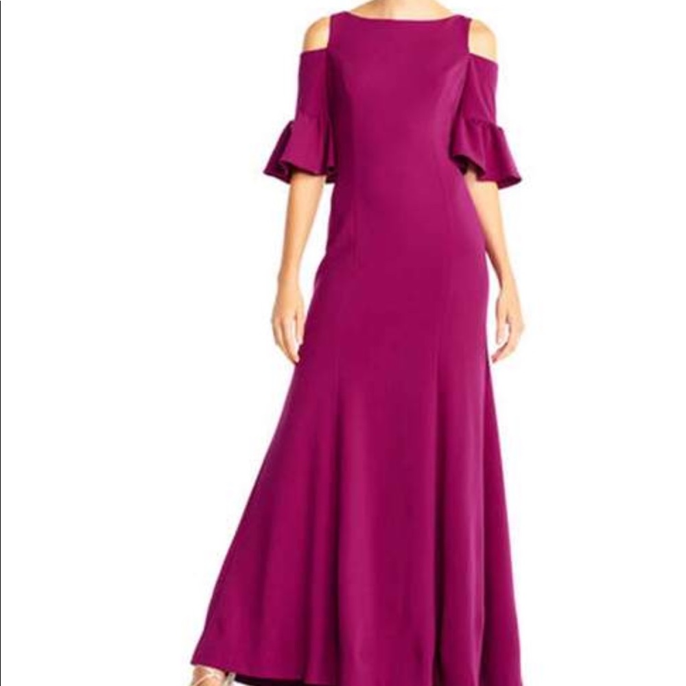 Adrianna Papell coldshoulder dress